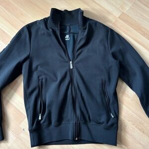 NIKE Shield Training Jacket Mens Small Black Full Zip